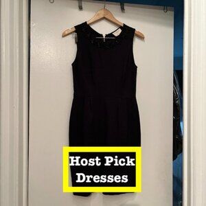 Kate Spade Floral Cluster Diana Dress - Black Dress‎